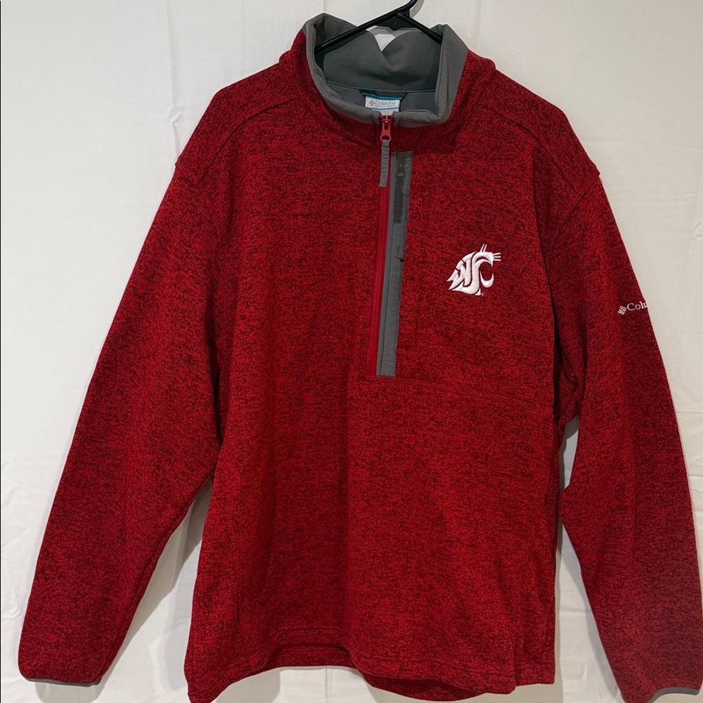 WSU Columbia Crimson Quarter-Zip Fleece